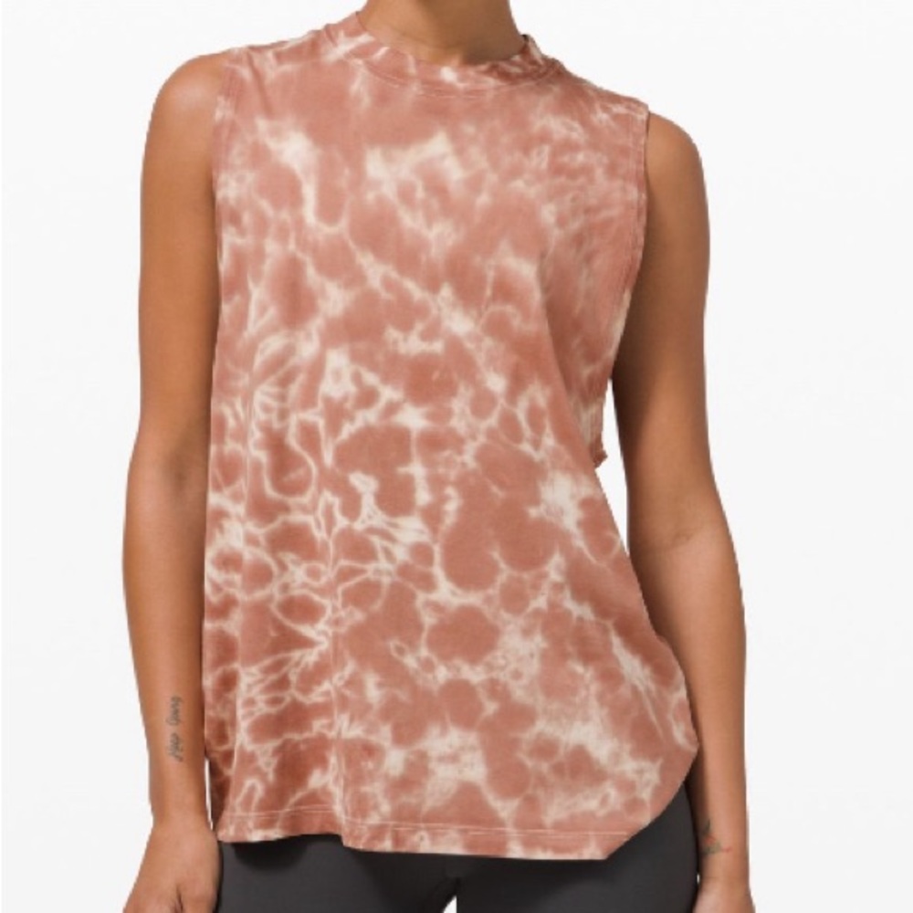 Lululemon All Yours Tie Dye tank size 6